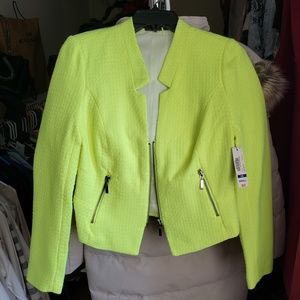 Ana neon yellow green jacket small